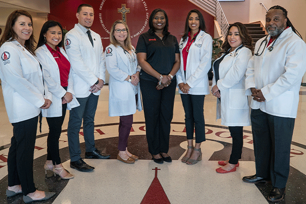 UIW health professions students